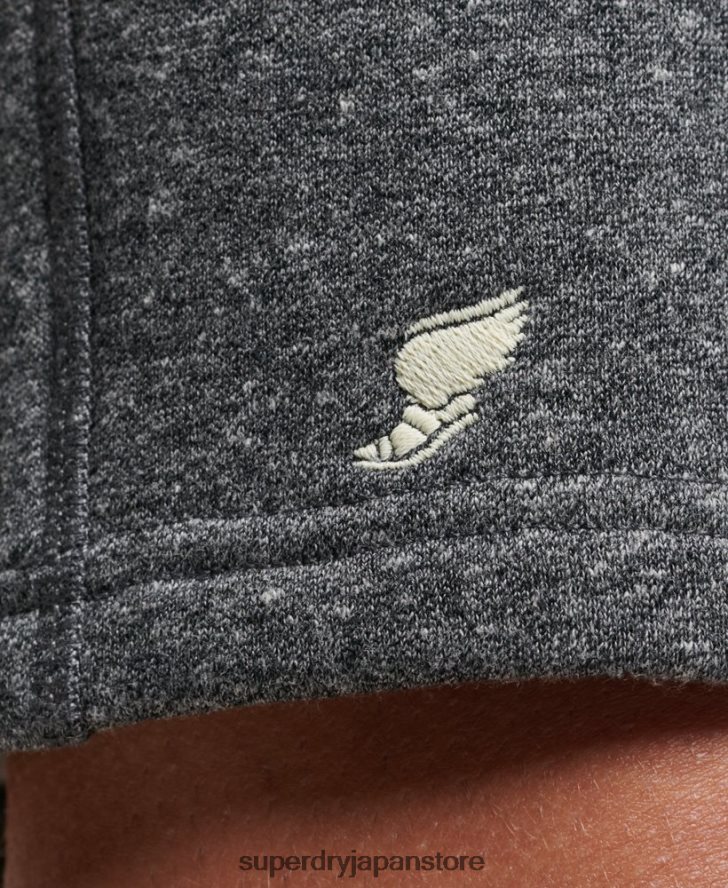 ヴィンテージジムアスレチックショーツ 男性 Superdry 衣類 濃い灰色 2J62PZ332