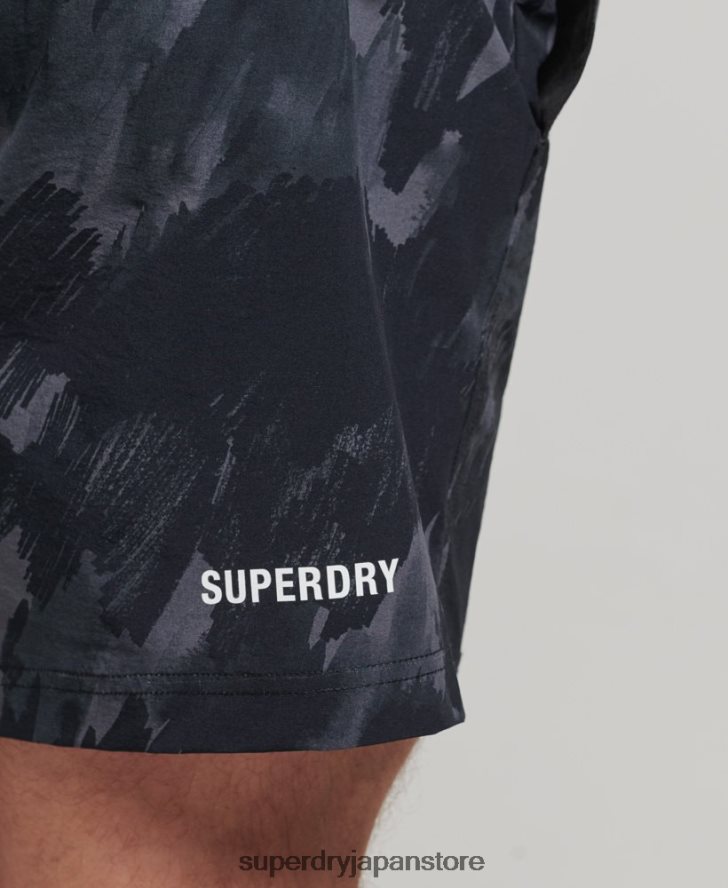 コアウーブンマルチスポーツショーツ 男性 Superdry 衣類 濃い灰色 2J62PZ333