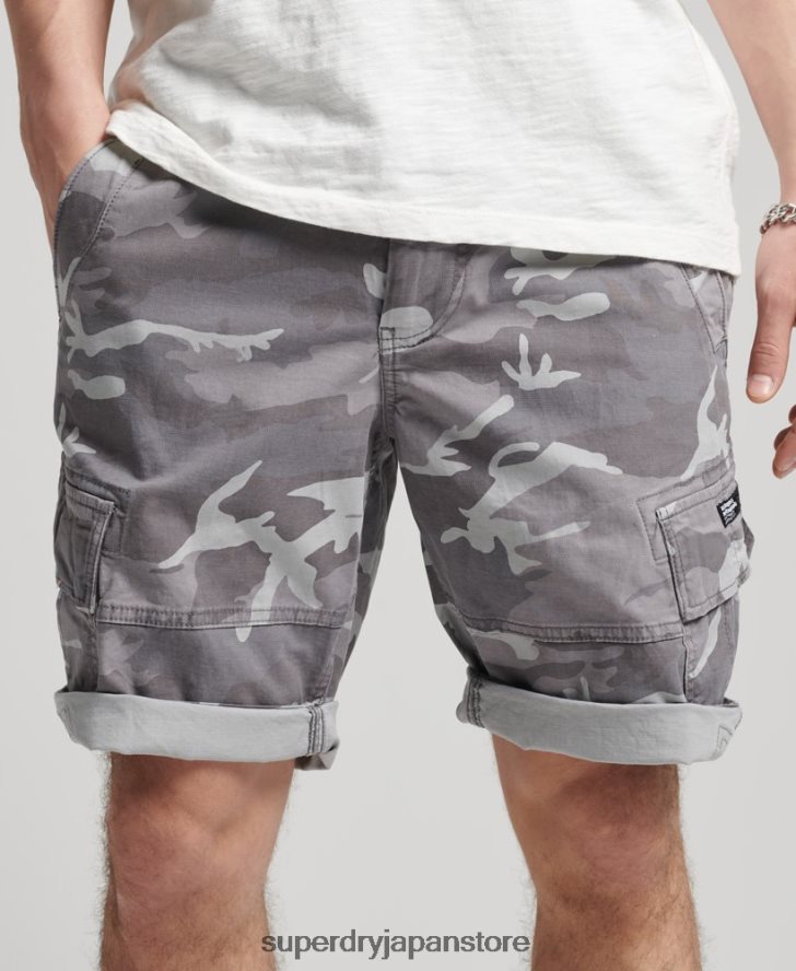 コアカーゴショーツ 男性 Superdry 衣類 ライトグレー 2J62PZ334