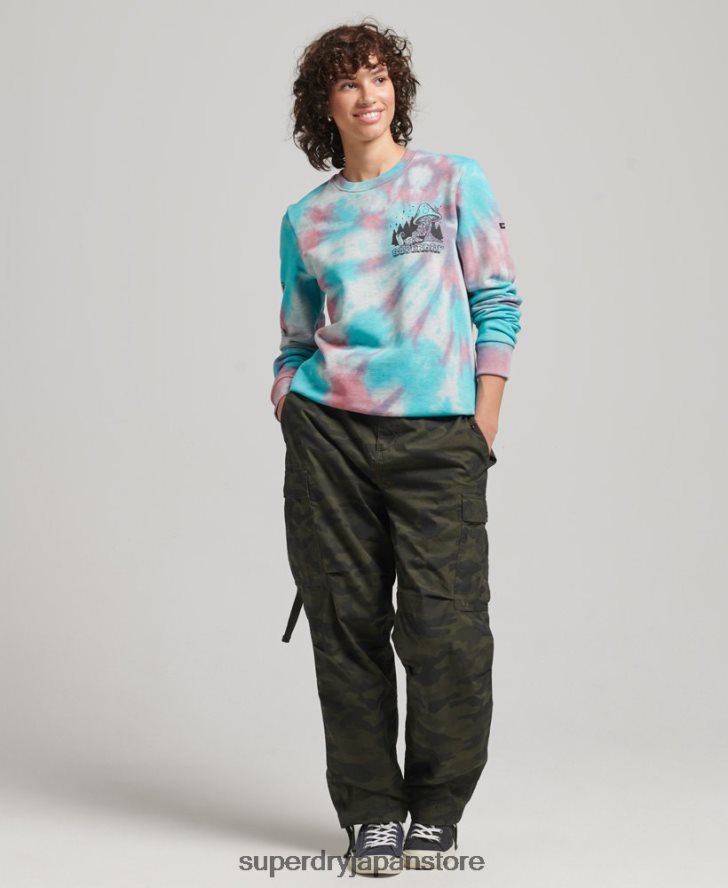 イントゥ ザ ウッズ グラフィック スウェットシャツ 女性 Superdry 衣類 グレー 2J62PZ3340