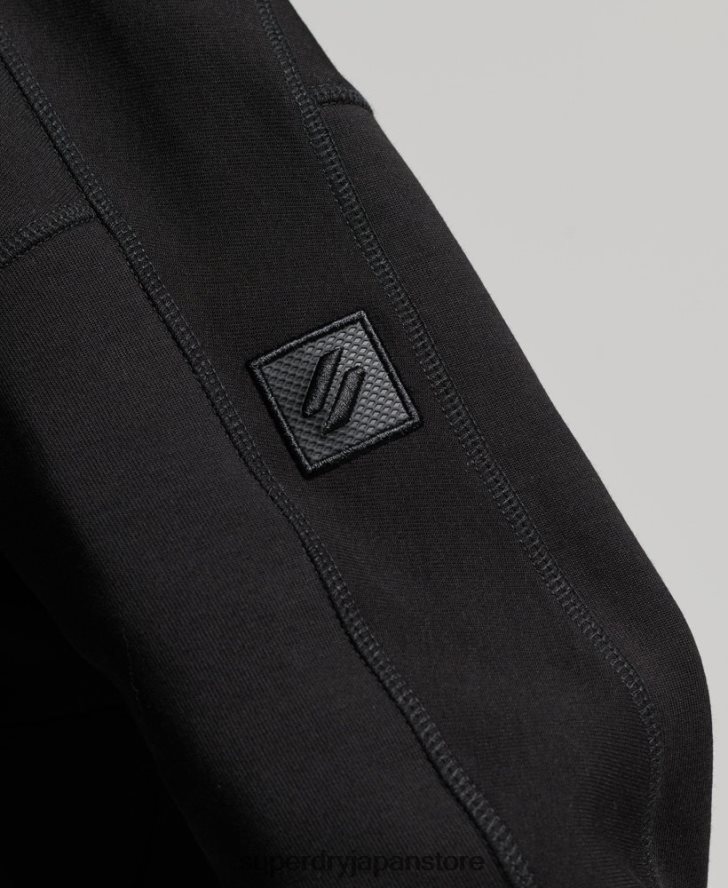 コードテックジップパーカー 女性 Superdry 衣類 黒 2J62PZ3342