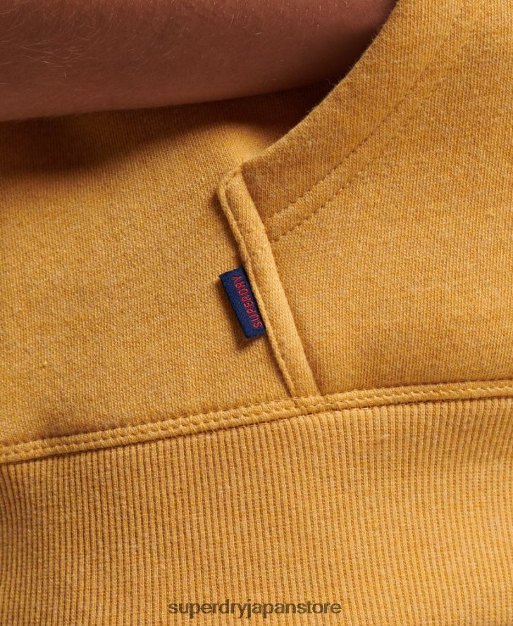 ヴィンテージロゴ刺繍パーカー 女性 Superdry 衣類 黄色 2J62PZ3344