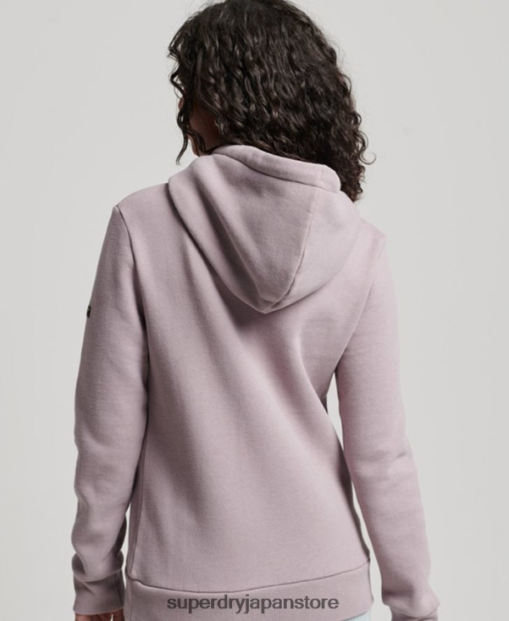 装飾パーカー 女性 Superdry 衣類 紫 2J62PZ3346