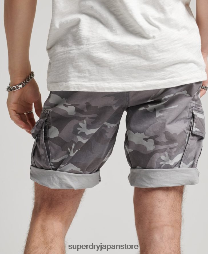 コアカーゴショーツ 男性 Superdry 衣類 ライトグレー 2J62PZ334