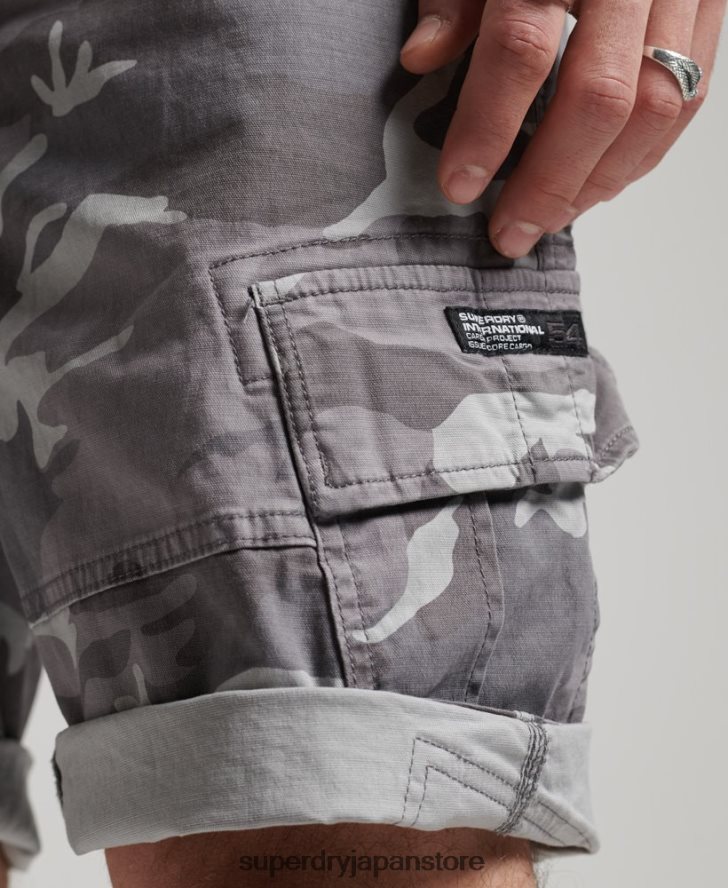 コアカーゴショーツ 男性 Superdry 衣類 ライトグレー 2J62PZ334