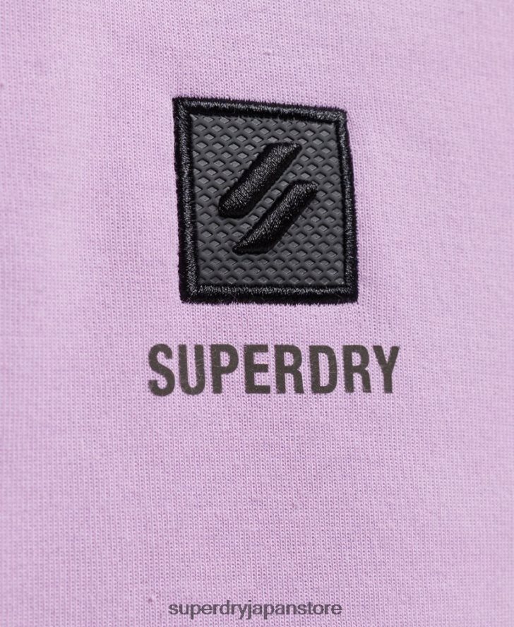 テックバットウィングハーフジップスウェットシャツ 女性 Superdry 衣類 紫 2J62PZ3354
