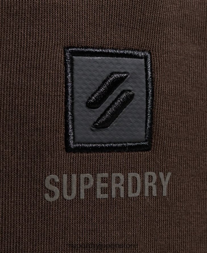 テックバットウィングハーフジップスウェットシャツ 女性 Superdry 衣類 茶色 2J62PZ3364