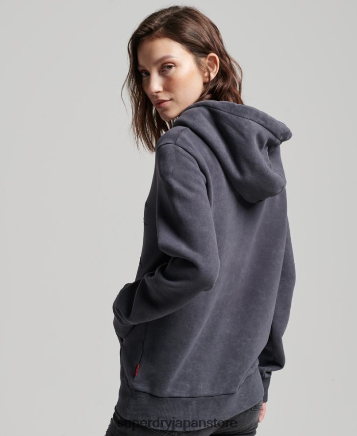 ヴィンテージグッズストアパーカー 女性 Superdry 衣類 黒 2J62PZ3367