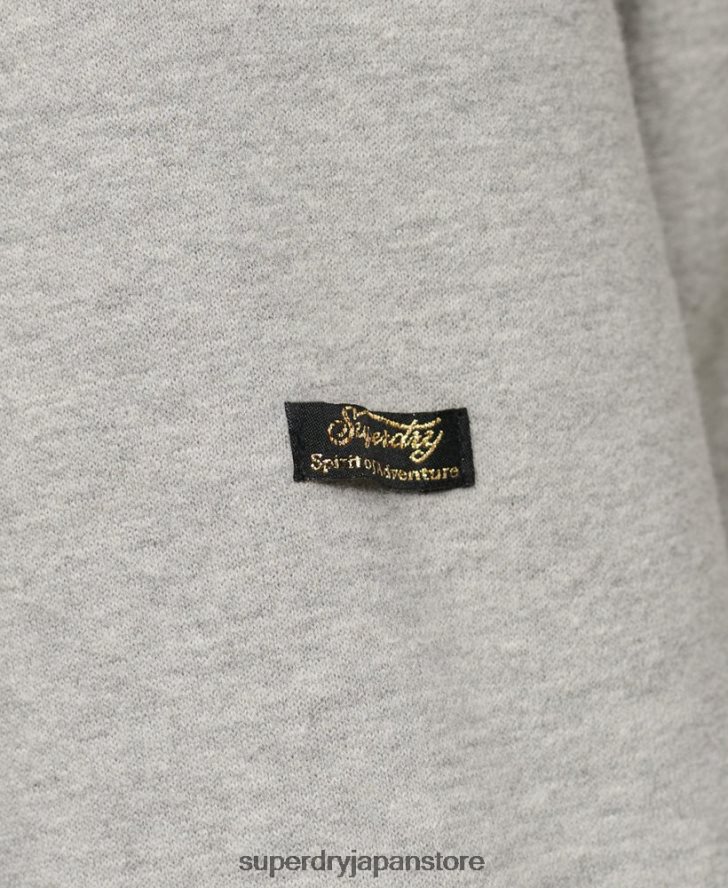 ヴィンテージロゴ プレミアムグッズ 花柄パーカー 女性 Superdry 衣類 ライトグレー 2J62PZ3370