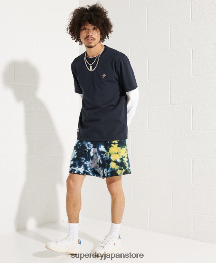 タイダイスウェットショーツ 男性 Superdry 衣類 マルチ 2J62PZ337