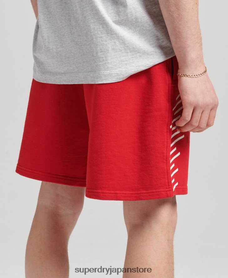コードコアスポーツショーツ 男性 Superdry 衣類 赤 2J62PZ338