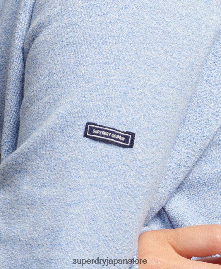 ヴィンテージロゴ ヘリテージパーカー 女性 Superdry 衣類 ライトブルー 2J62PZ3397