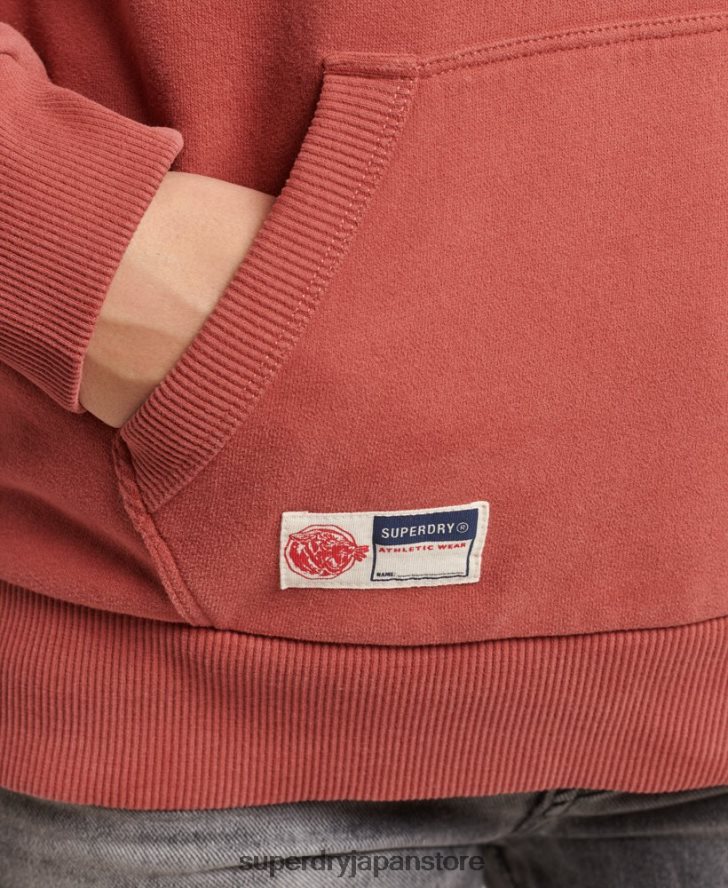 スクリプトスタイルカレッジパーカー 女性 Superdry 衣類 オレンジ 2J62PZ3398