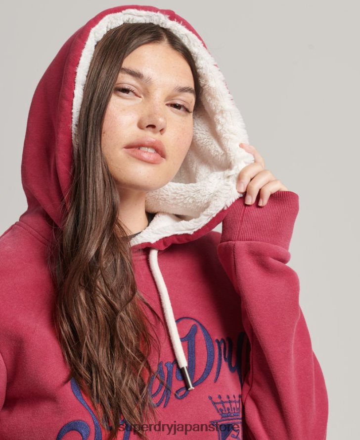 プライド＆クラフトパーカー 女性 Superdry 衣類 赤 2J62PZ3399