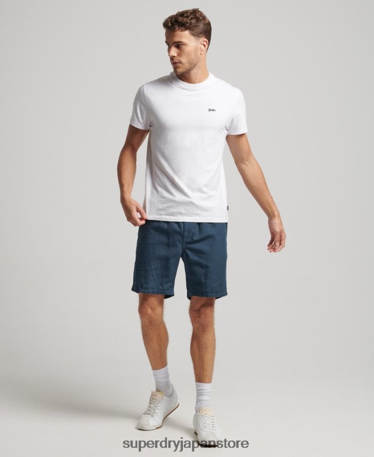 ヴィンテージオーバーダイショートパンツ 男性 Superdry 衣類 青 2J62PZ33