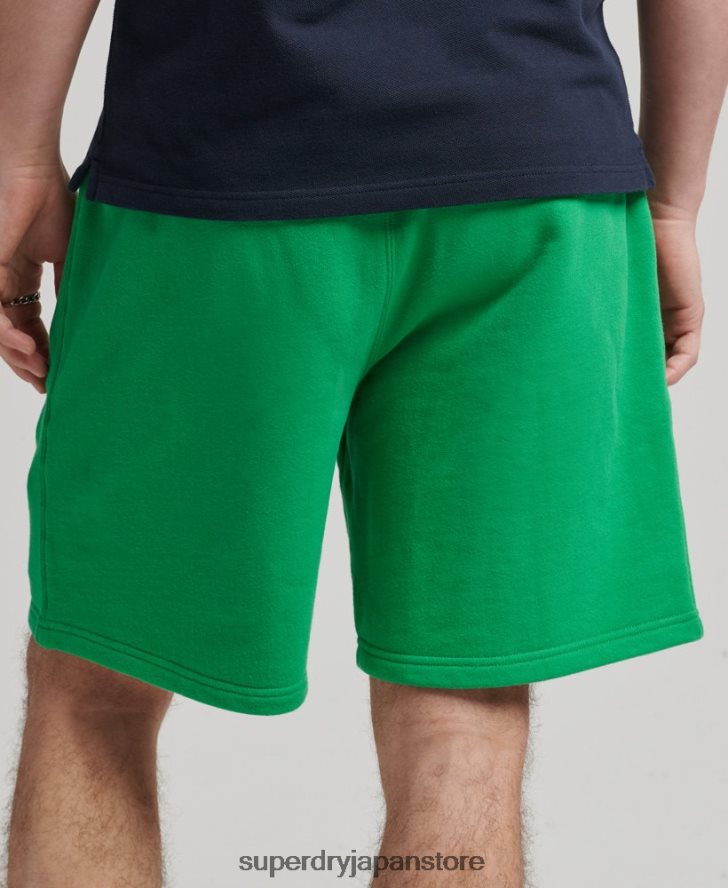 コードクラシックスウェットショーツ 男性 Superdry 衣類 緑 2J62PZ340