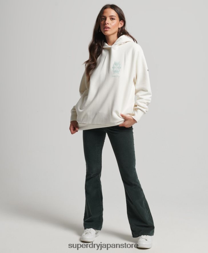 遊牧民のパーカー 女性 Superdry 衣類 白 2J62PZ3410