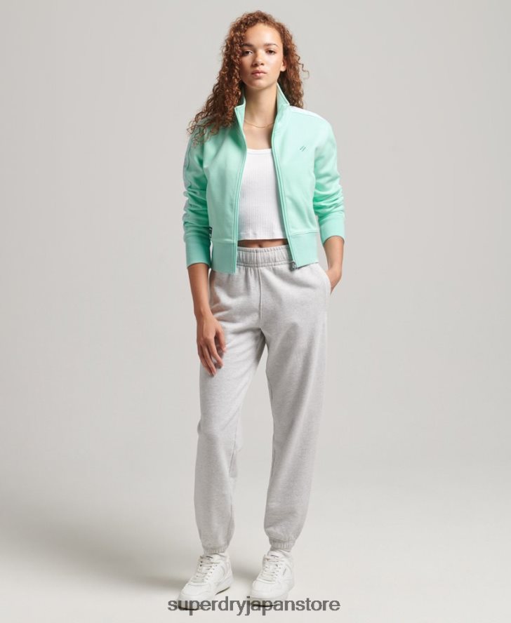 ロゴトラックトップ 女性 Superdry 衣類 青 2J62PZ3420