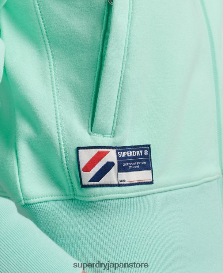 ロゴトラックトップ 女性 Superdry 衣類 青 2J62PZ3420