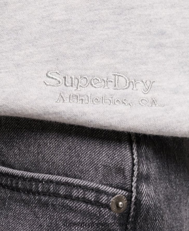 ヴィンテージロゴ刺繍クルースウェットシャツ 女性 Superdry 衣類 ライトグレー 2J62PZ3429