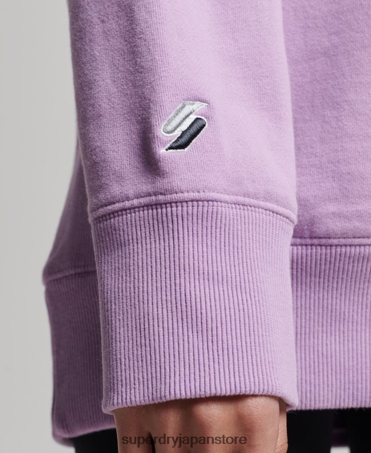 コードリニアルーズパーカー 女性 Superdry 衣類 紫 2J62PZ3438