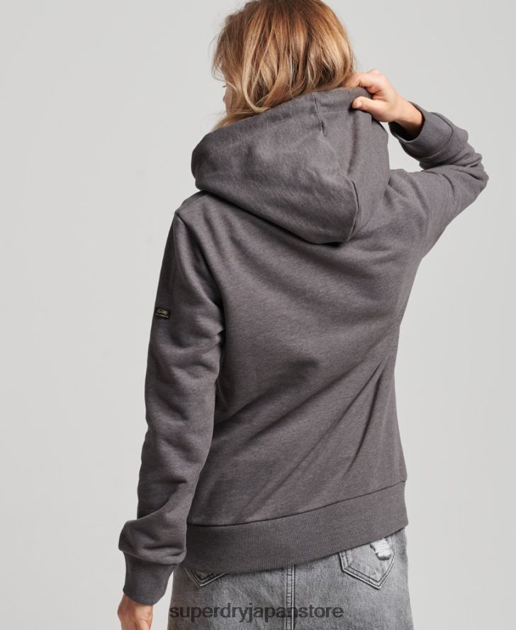 ヴィンテージロゴナラティブパーカー 女性 Superdry 衣類 黒 2J62PZ3440