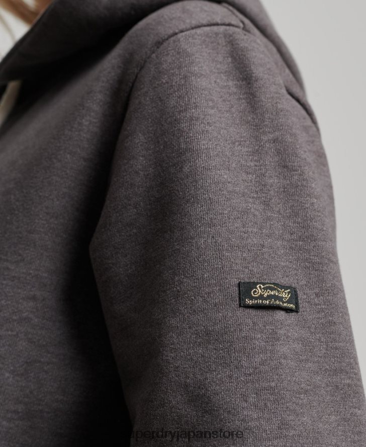 ヴィンテージロゴナラティブパーカー 女性 Superdry 衣類 黒 2J62PZ3440