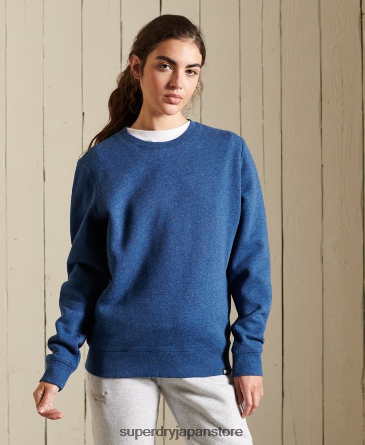 ヴィンテージロゴクルースウェットシャツ 女性 Superdry 衣類 青 2J62PZ3455