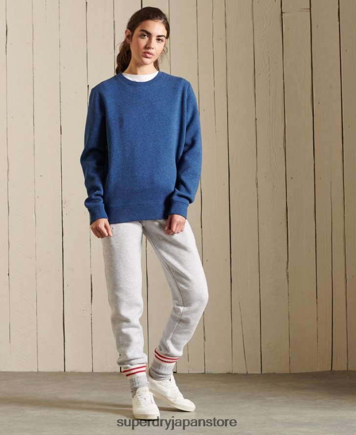 ヴィンテージロゴクルースウェットシャツ 女性 Superdry 衣類 青 2J62PZ3455