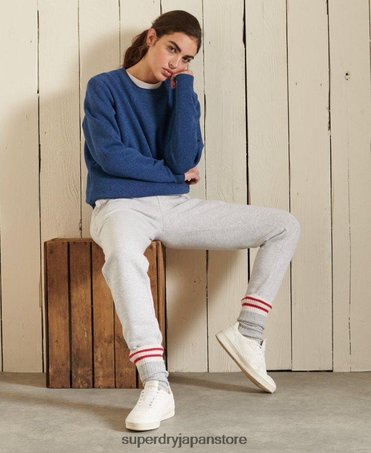 ヴィンテージロゴクルースウェットシャツ 女性 Superdry 衣類 青 2J62PZ3455