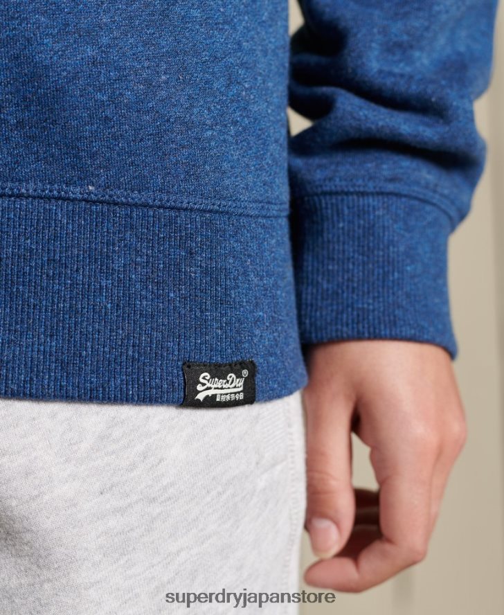 ヴィンテージロゴクルースウェットシャツ 女性 Superdry 衣類 青 2J62PZ3455