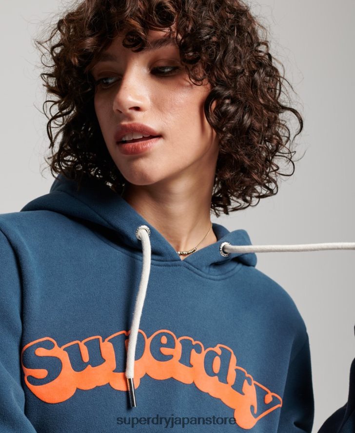 クーパークラシックパーカー 女性 Superdry 衣類 海軍 2J62PZ3462