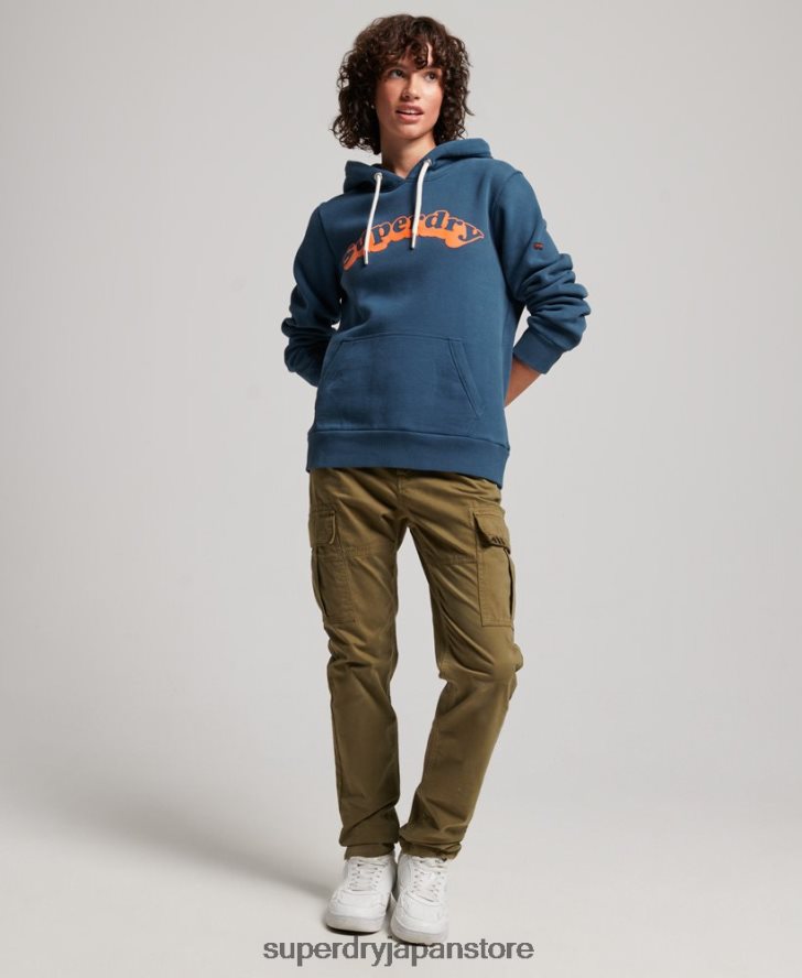クーパークラシックパーカー 女性 Superdry 衣類 海軍 2J62PZ3462