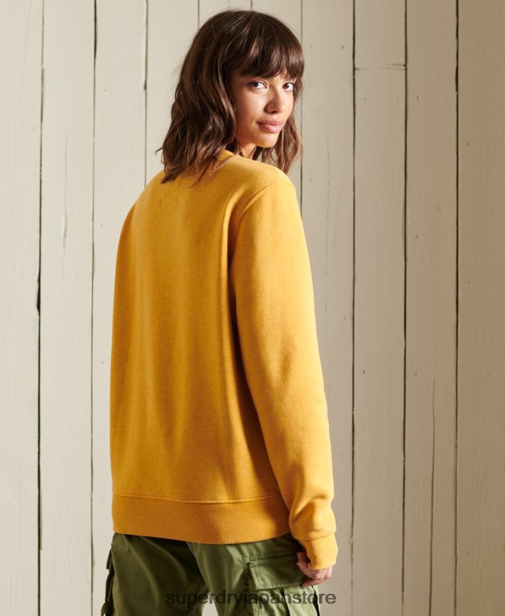 ヘリテージ マウンテン クルー スウェットシャツ 女性 Superdry 衣類 金 2J62PZ3463