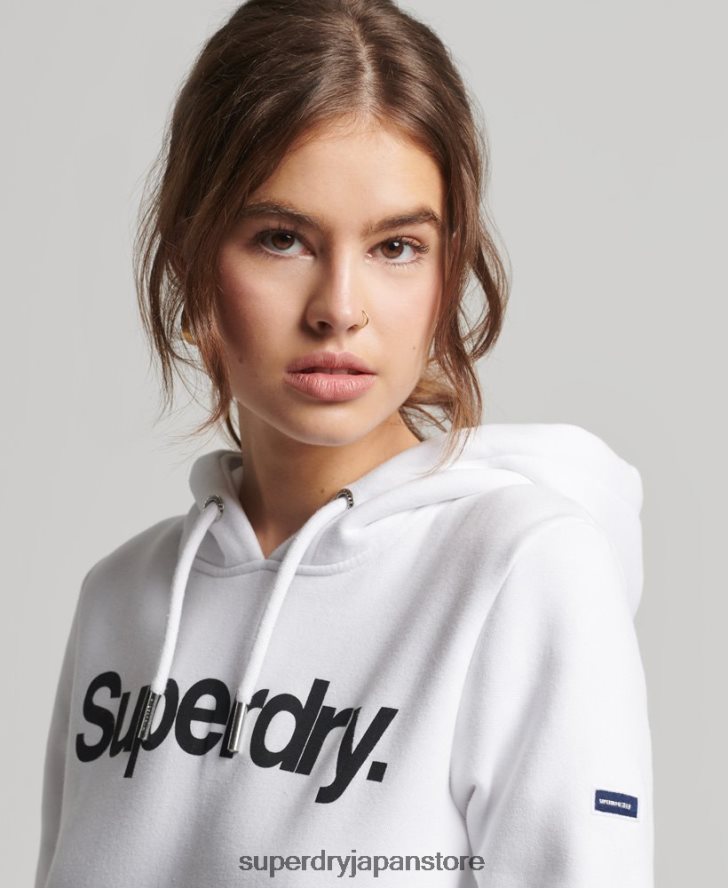 コアロゴパーカー 女性 Superdry 衣類 白 2J62PZ3466