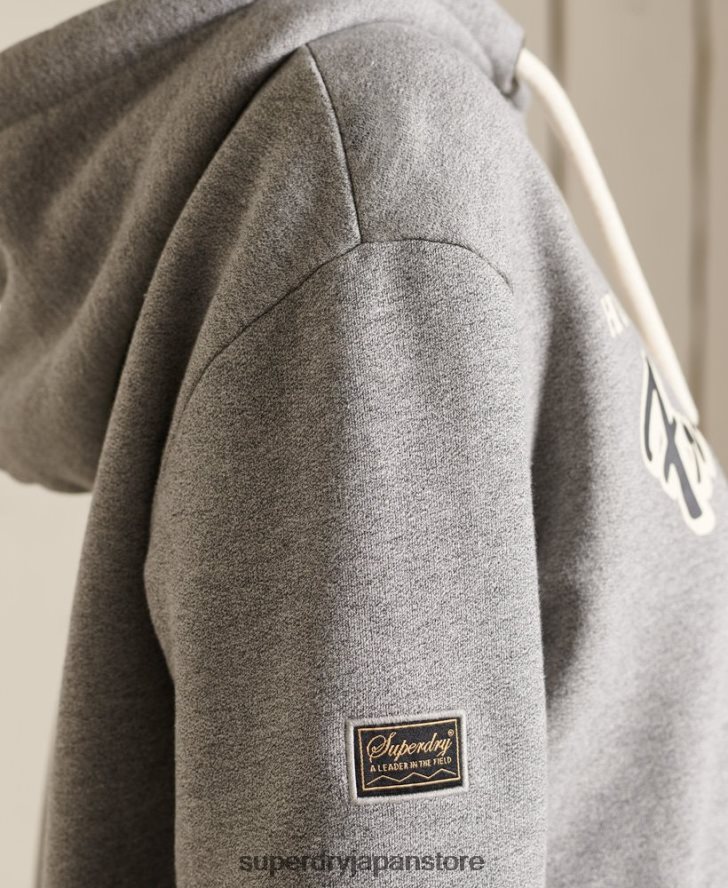 オーバーサイズ ヘリテージ マウンテン パーカー 女性 Superdry 衣類 ライトグレー 2J62PZ3469