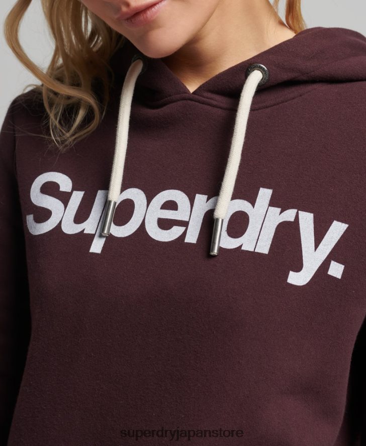 コアロゴパーカー 女性 Superdry 衣類 赤 2J62PZ3474
