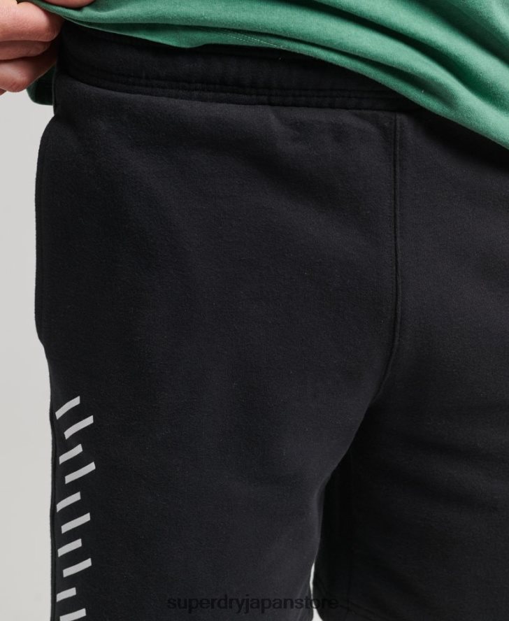 コードコアスポーツショーツ 男性 Superdry 衣類 黒 2J62PZ347