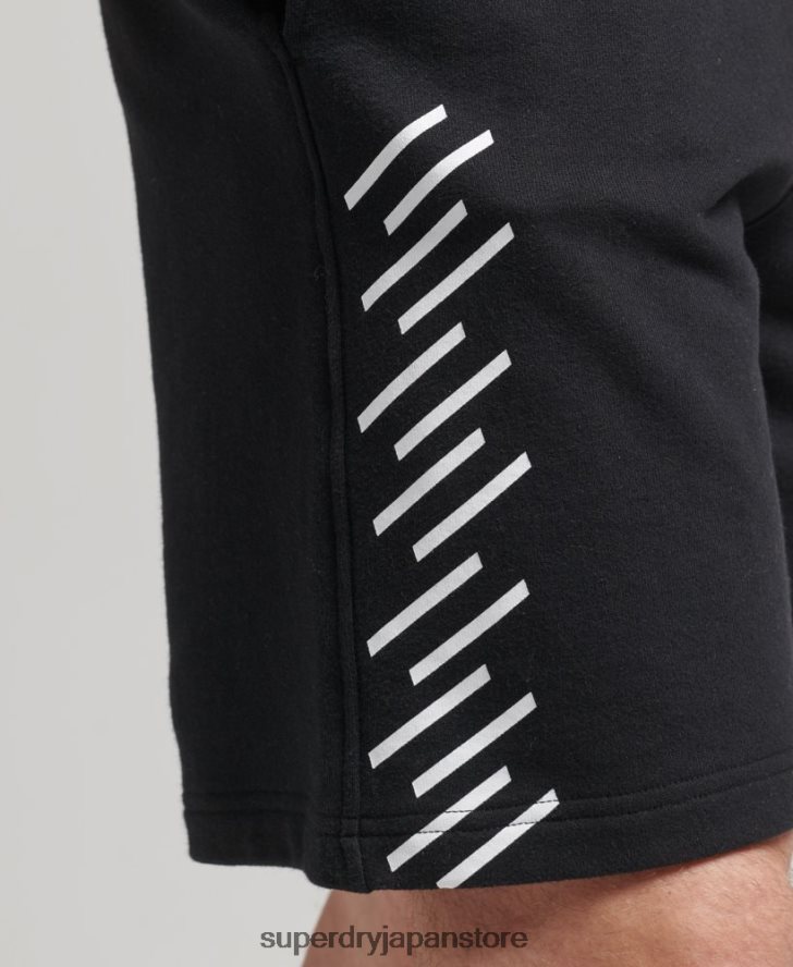 コードコアスポーツショーツ 男性 Superdry 衣類 黒 2J62PZ347