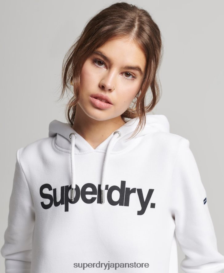 コアロゴパーカー 女性 Superdry 衣類 白 2J62PZ3484