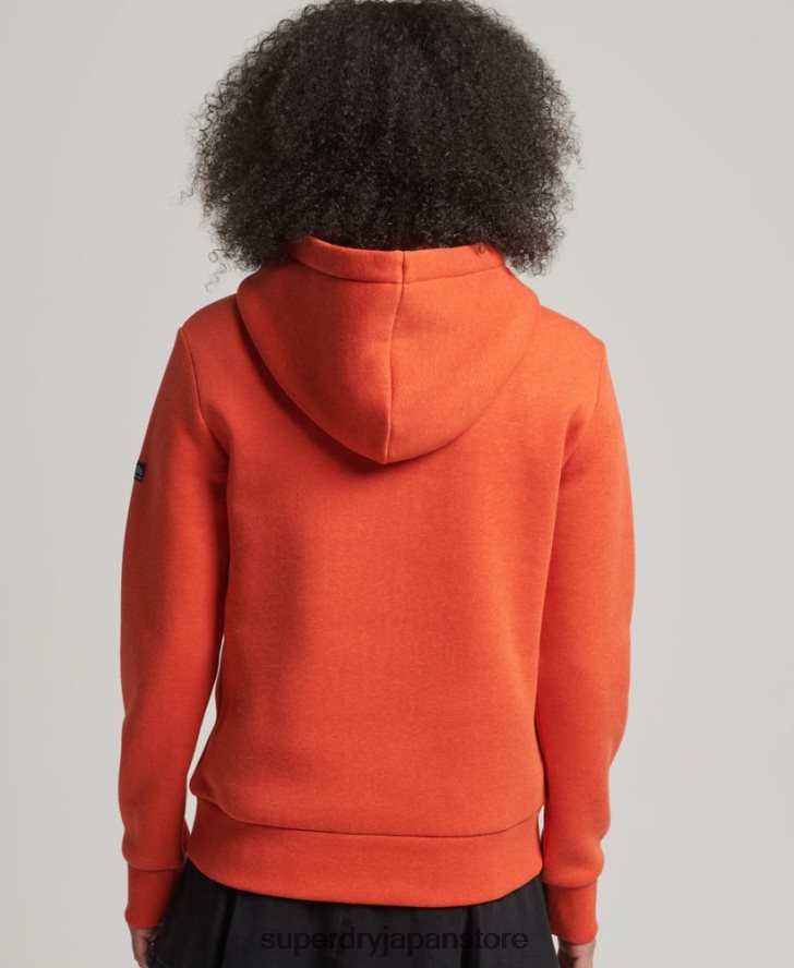 ヴィンテージロゴインタレストパーカー 女性 Superdry 衣類 オレンジ 2J62PZ3502
