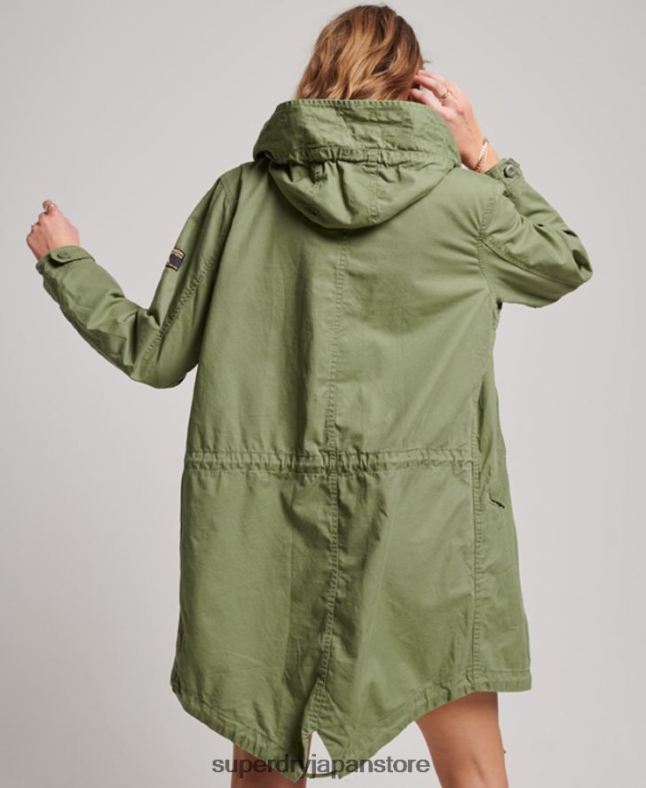 ヴィンテージフィールドパーカー 女性 Superdry 衣類 カーキ 2J62PZ3513
