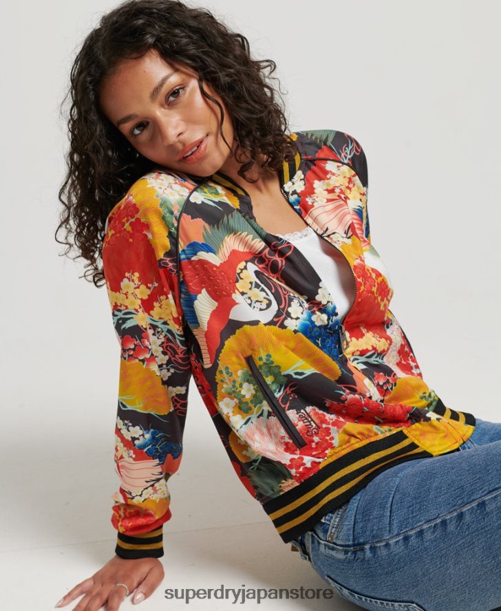 ヴィンテージプリント スイカジャン ジャケット 女性 Superdry 衣類 マルチ 2J62PZ3521