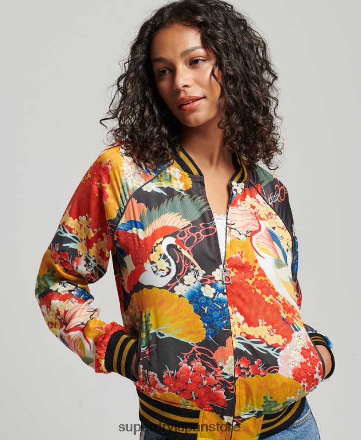 ヴィンテージプリント スイカジャン ジャケット 女性 Superdry 衣類 マルチ 2J62PZ3521
