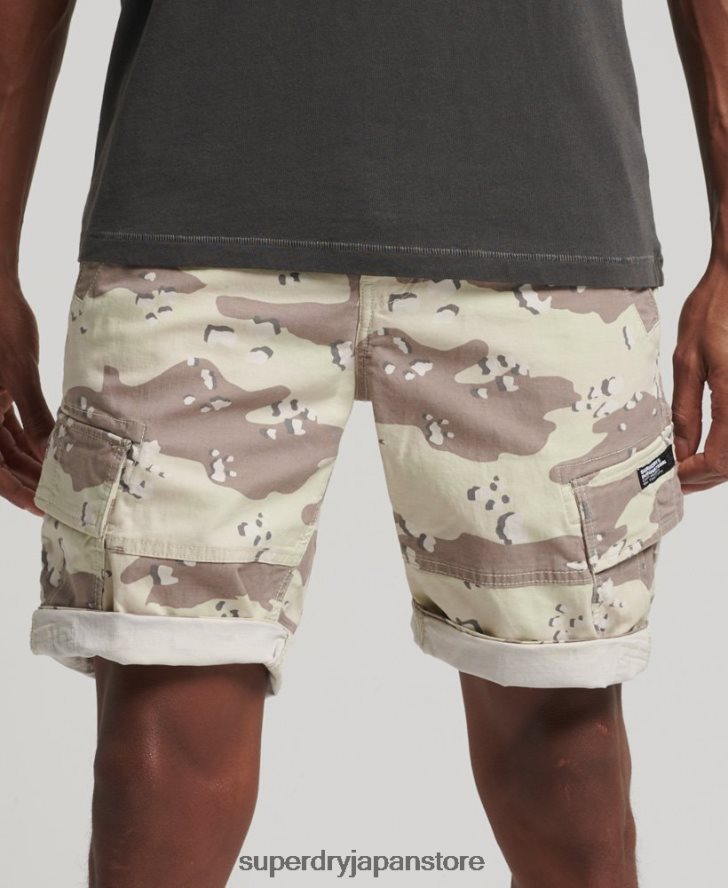 コアカーゴショーツ 男性 Superdry 衣類 カーキ 2J62PZ353