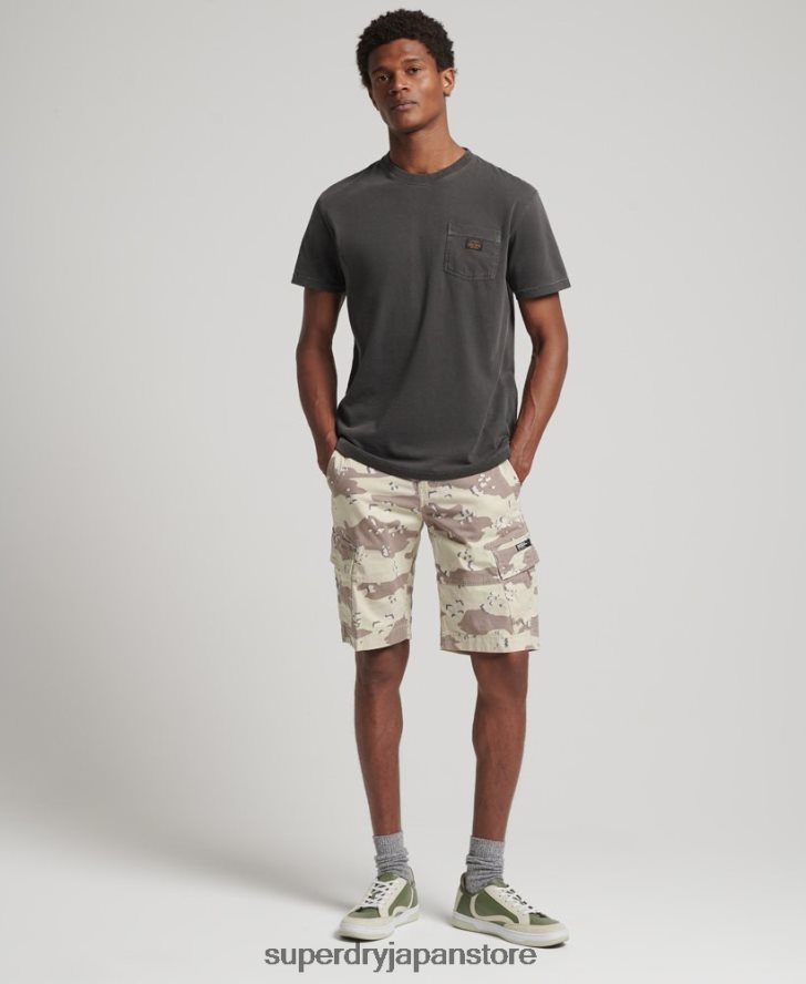 コアカーゴショーツ 男性 Superdry 衣類 カーキ 2J62PZ353