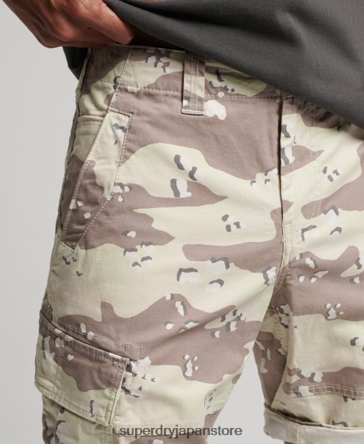 コアカーゴショーツ 男性 Superdry 衣類 カーキ 2J62PZ353