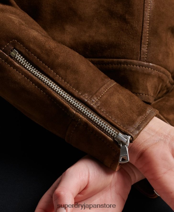 デザートスエードジャケット 女性 Superdry 衣類 茶色 2J62PZ3541