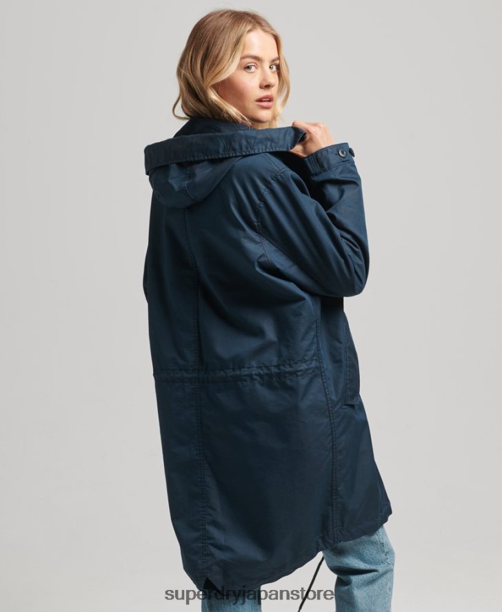 フィールドパーカーコート 女性 Superdry 衣類 海軍 2J62PZ3545