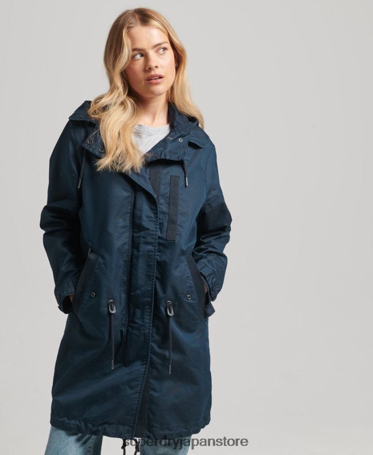 フィールドパーカーコート 女性 Superdry 衣類 海軍 2J62PZ3545